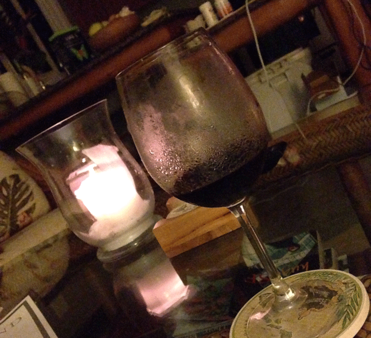 nighttime wine in puna